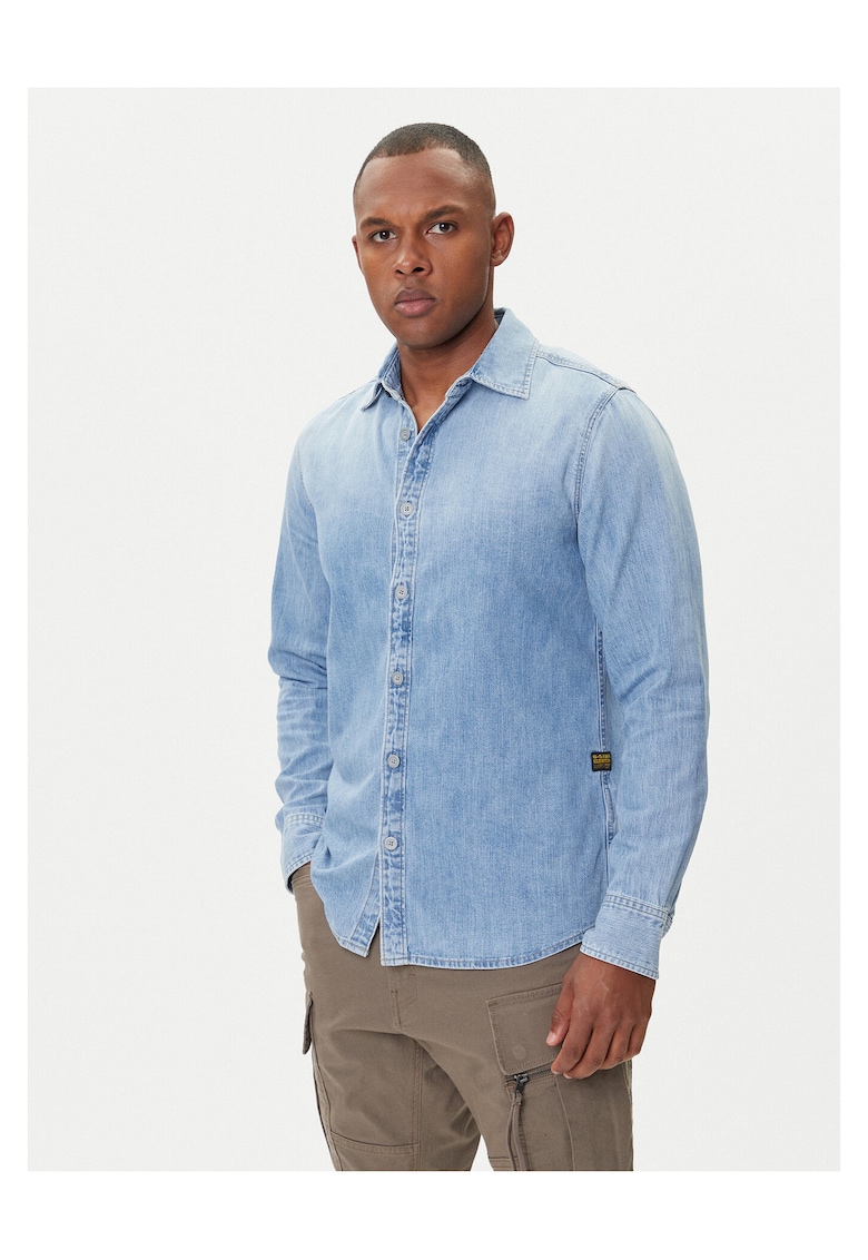 Camasa barbati - Raw - denim - albastru deschis - Albastru