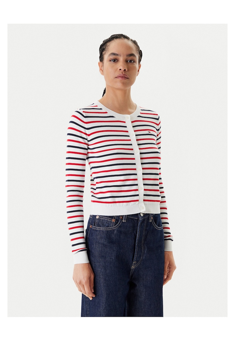 Cardigan dama multicolor - pulover