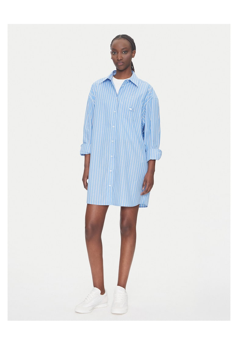 Rochie camasa dama albastru - fabrica de calitate