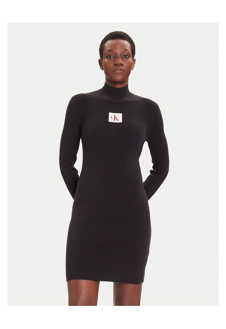 Rochie casual de dama negru -