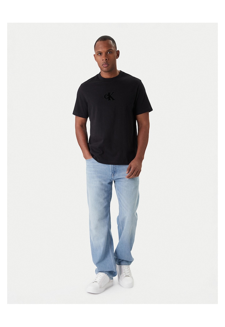 Tricou barbati bumbac - culoarea neagra