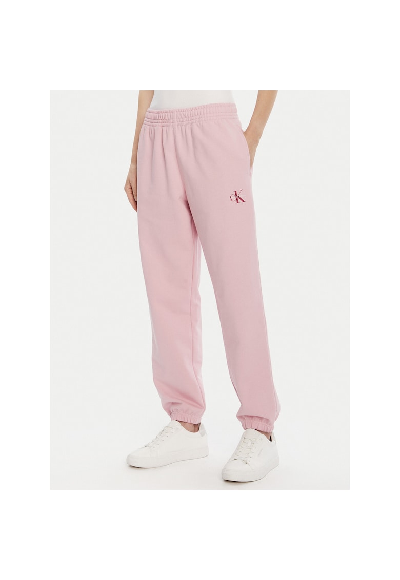 Pantaloni sport dama roz - bumbac