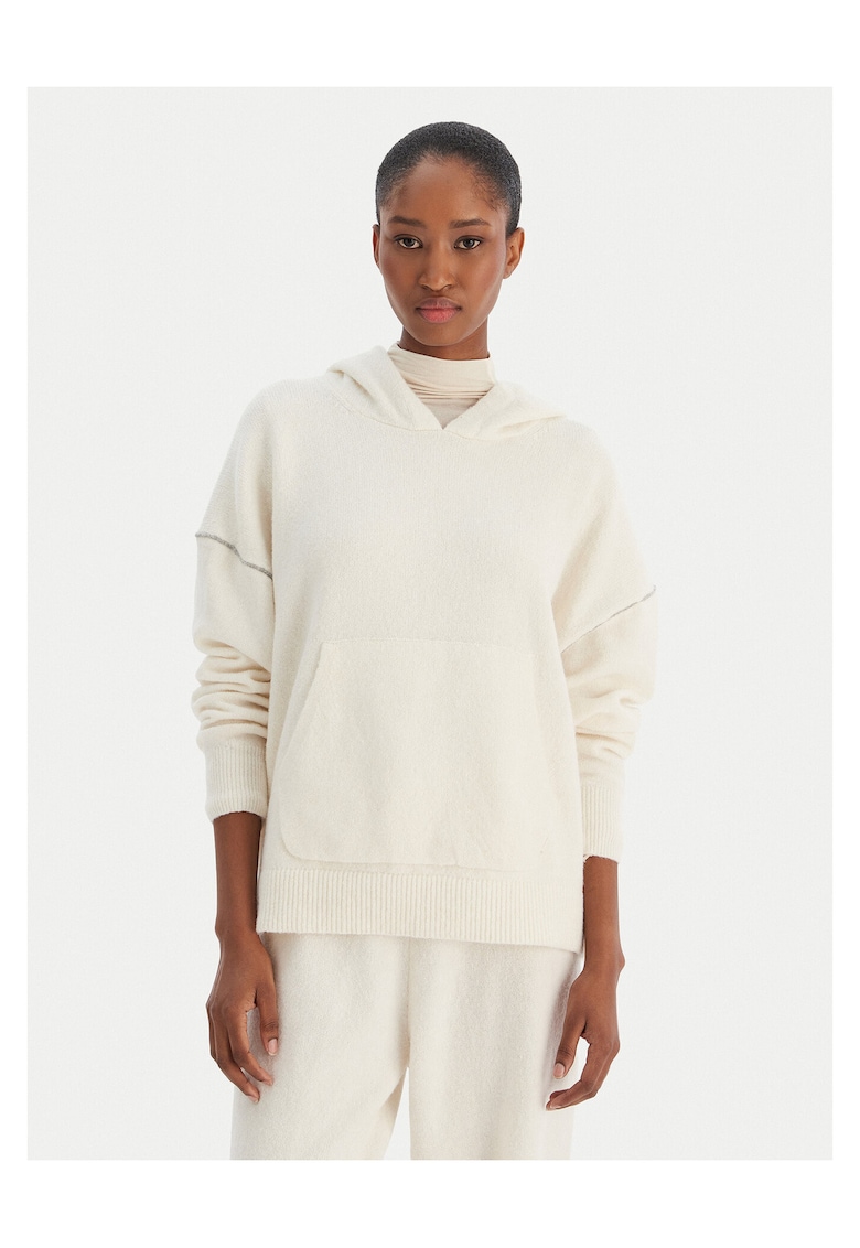 Hanorac dama ecru - textil