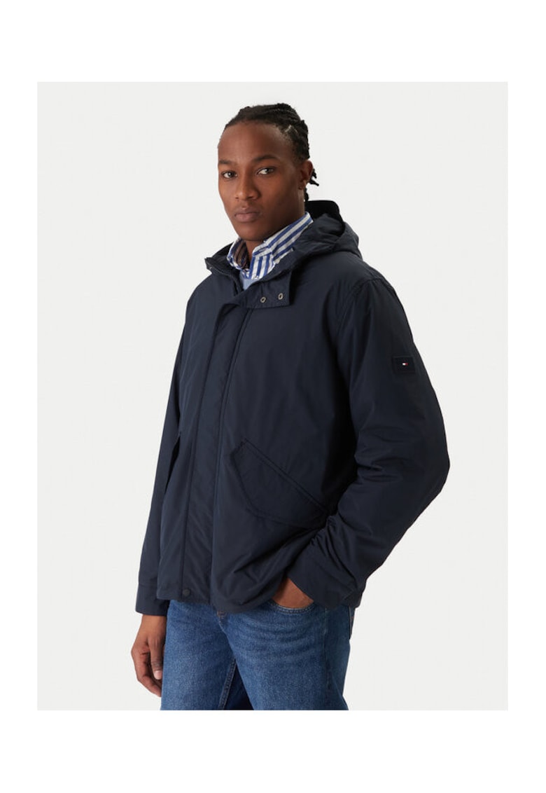 Geaca de tranzitie barbati culoarea bleumarin