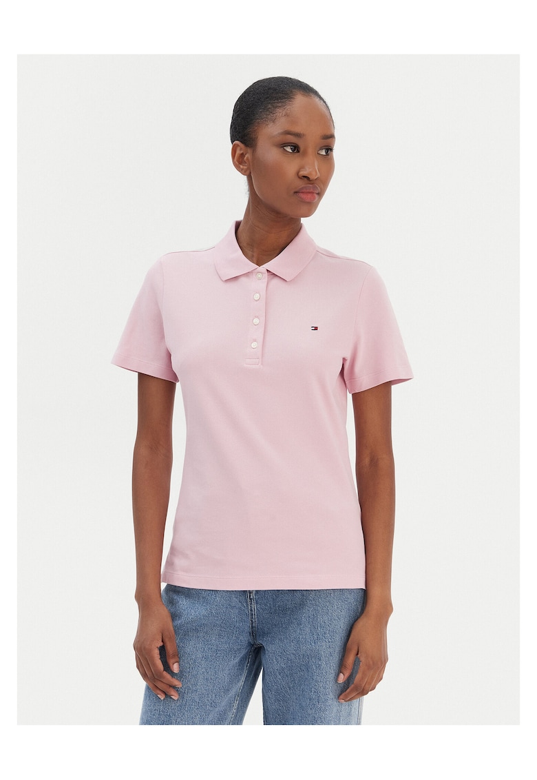 Tricou polo dama - Roz