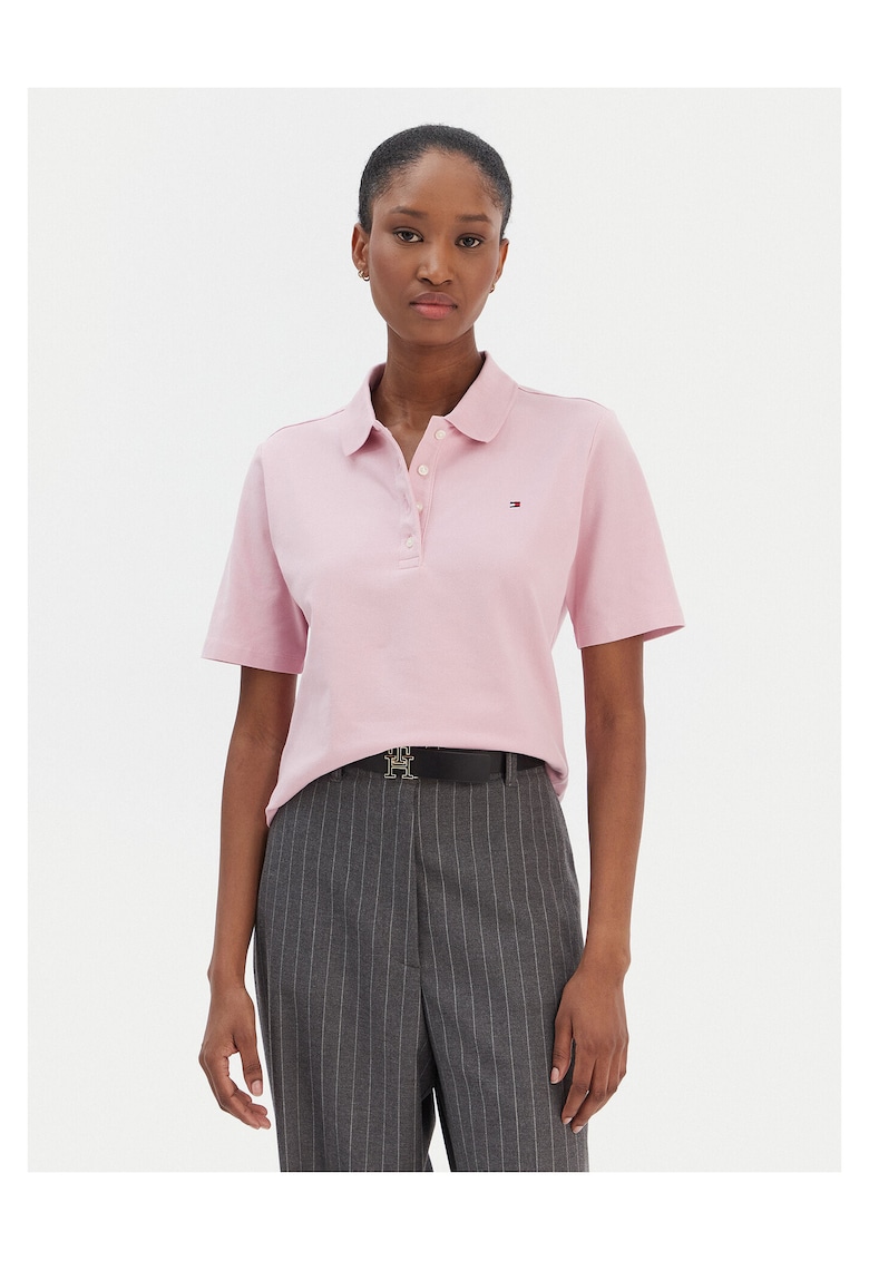 Tricou dama - Roz - Polo