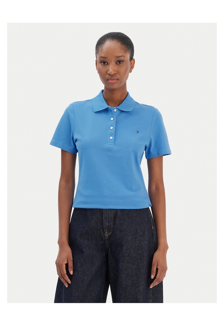 Tricou dama - Albastru - Polo