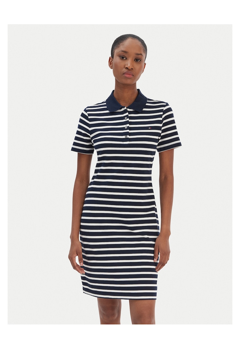 Rochie casual de dama bleumarin -