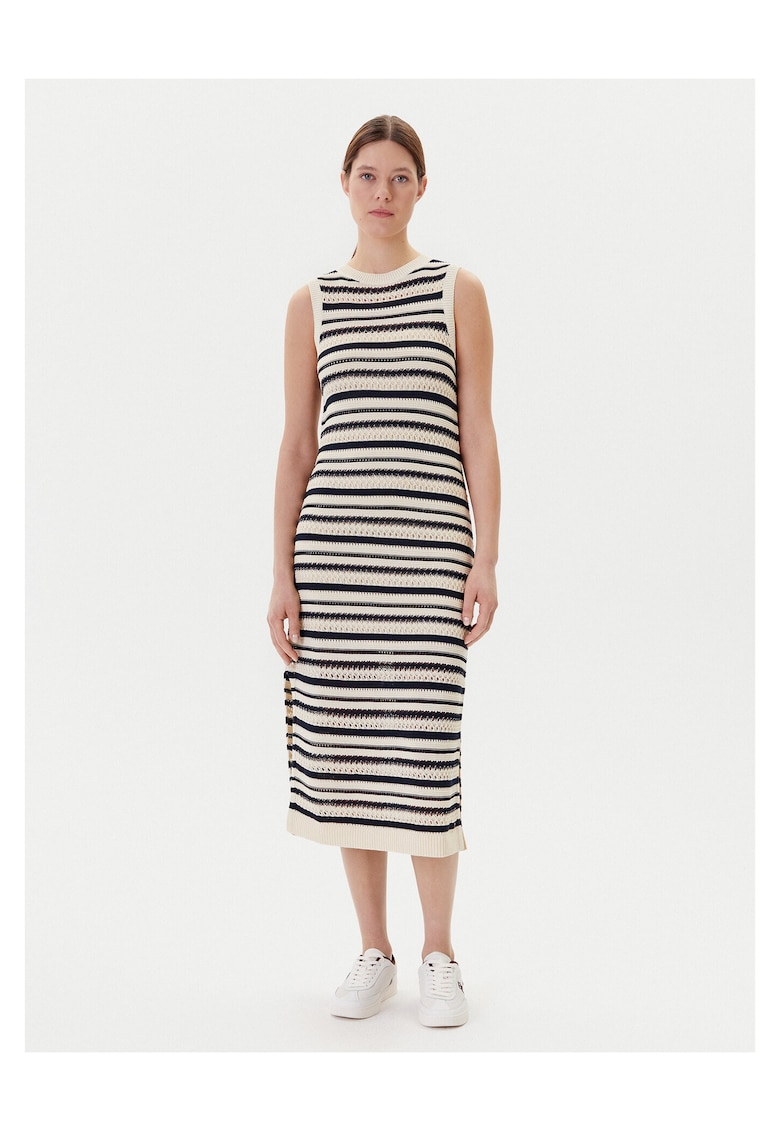 Rochie tricotata bej - femei