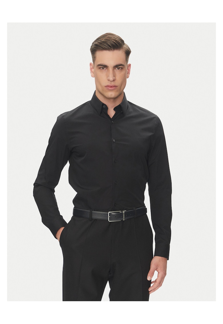 Camasa barbati culoare negru - bumbac