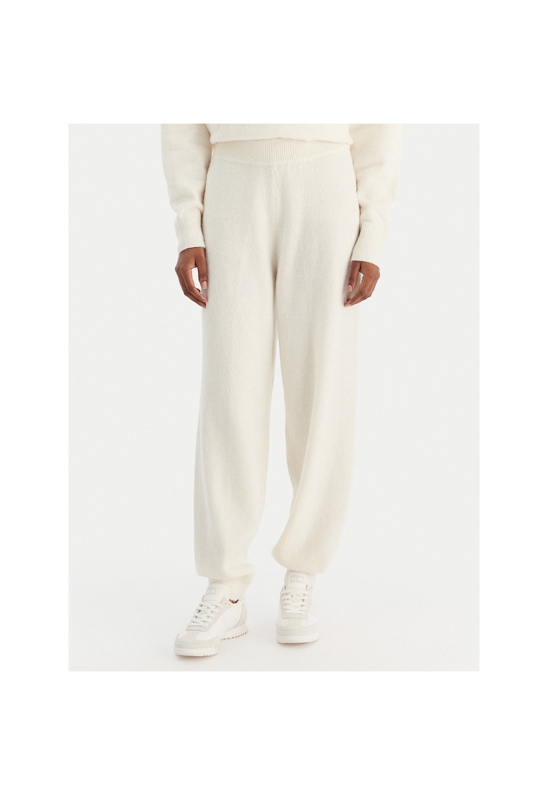 Pantaloni sport dama crem