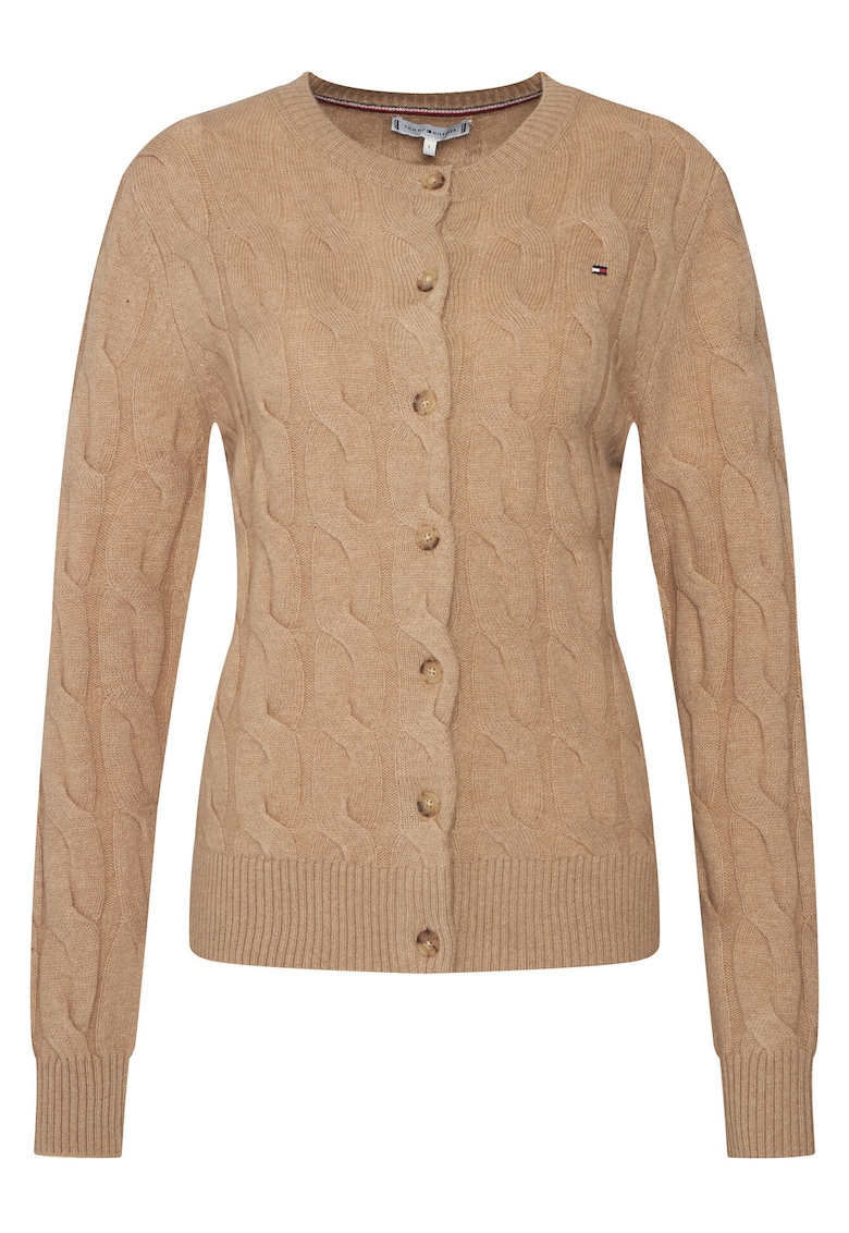 Cardigan dama - bej - moale
