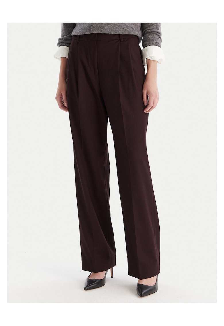 Pantaloni dama bordo