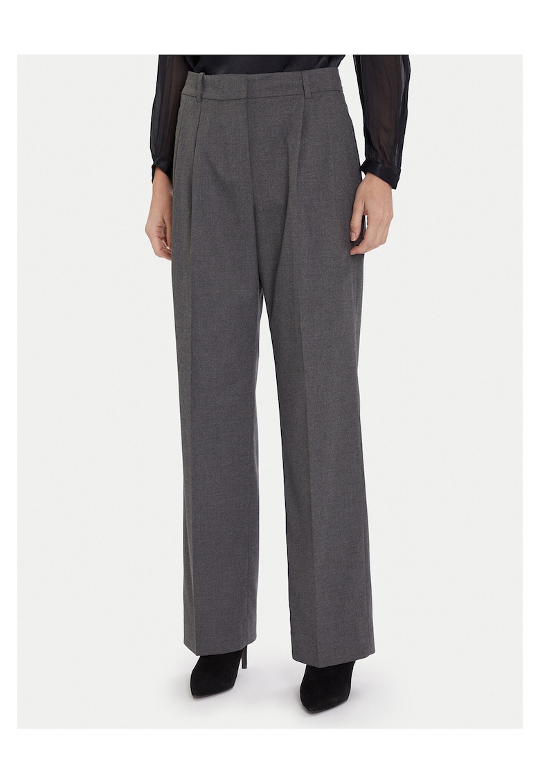 Pantaloni gri - largi - eleganti