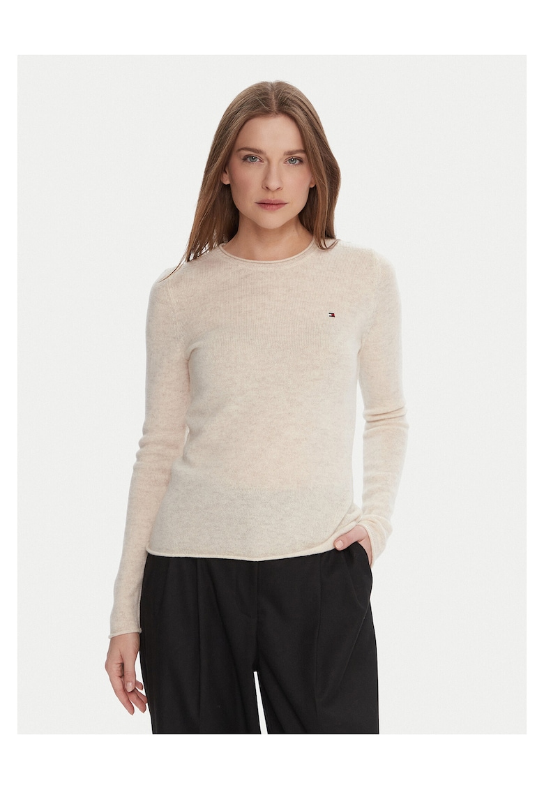 Pulover de dama ecru -