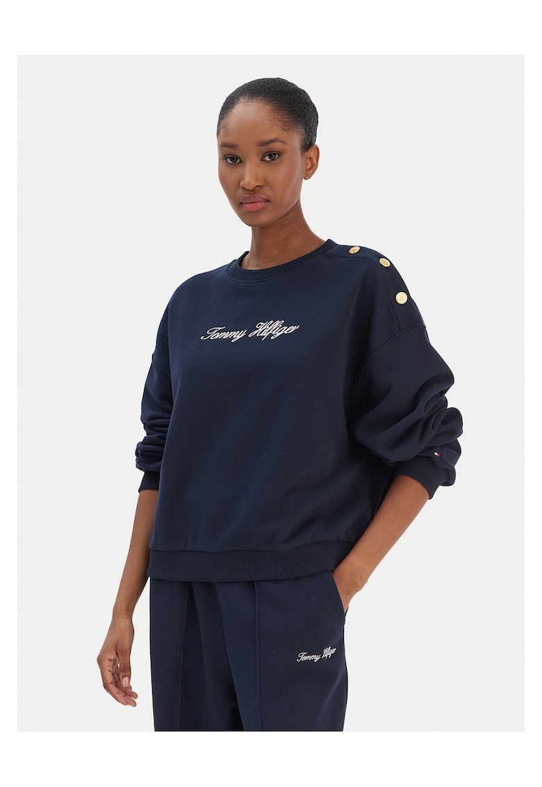 Hanorac dama bleumarin - textil