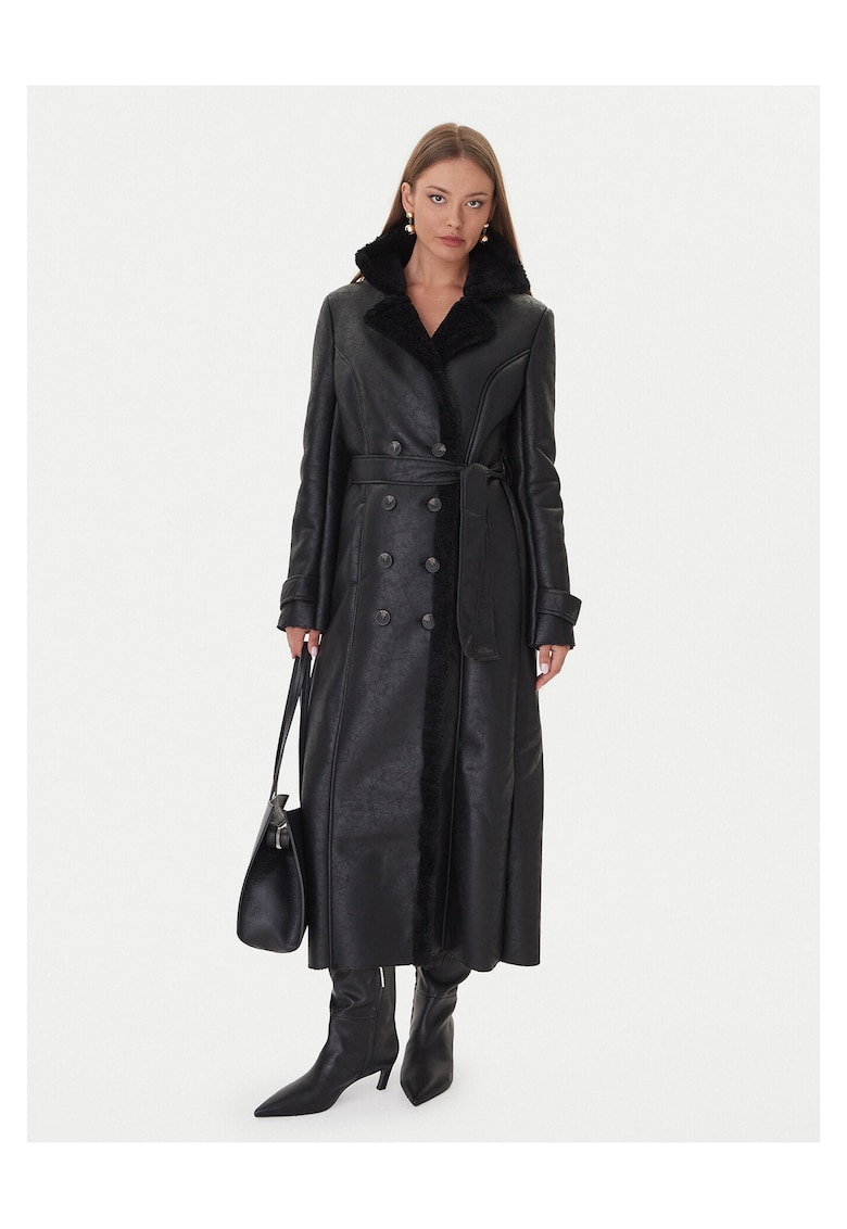 Palton de tranzitie de dama negru