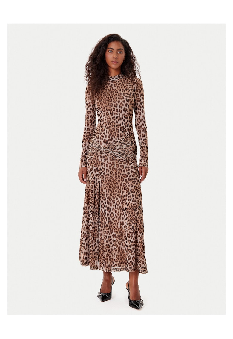 Rochie de cocktail - maro - femei -