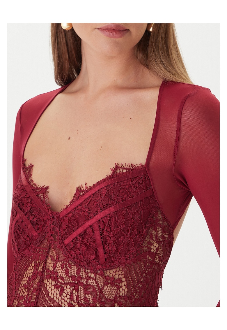 Body model BARDOT-51150TB3 - burgundy - 8