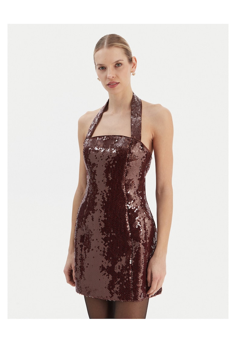 Rochie model 59857DB2 maro -