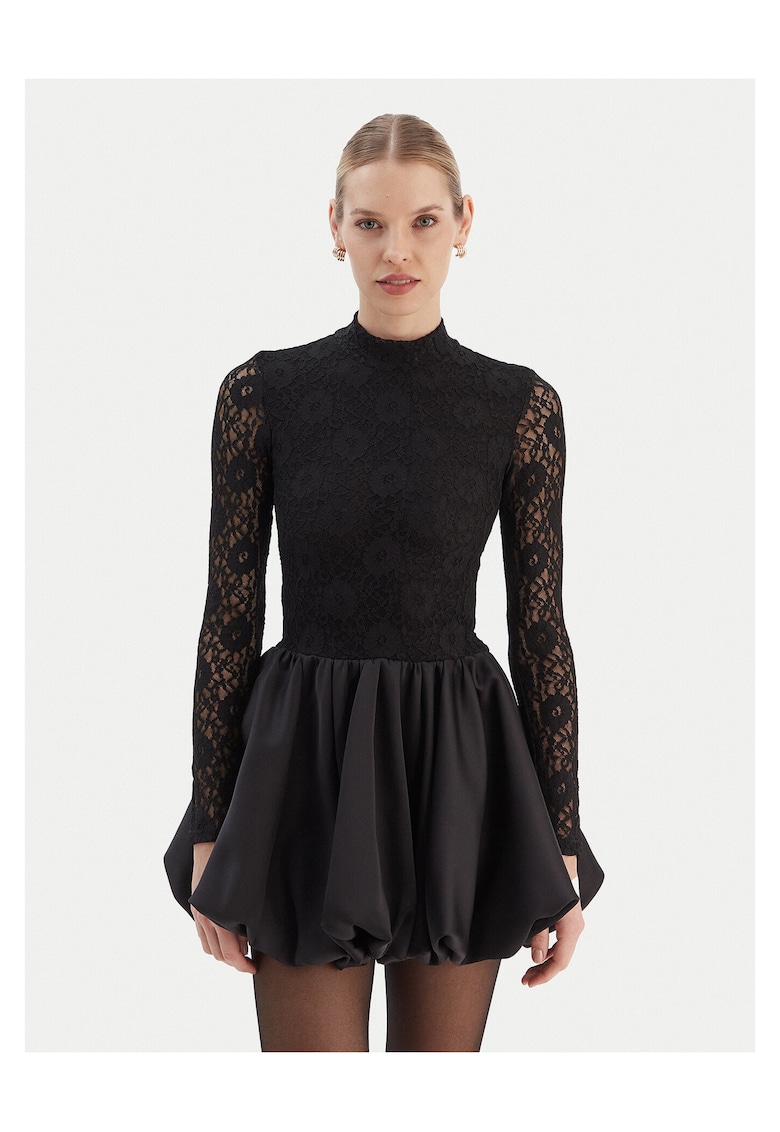 Rochie model BARDOT-60191DB - neagra - 6