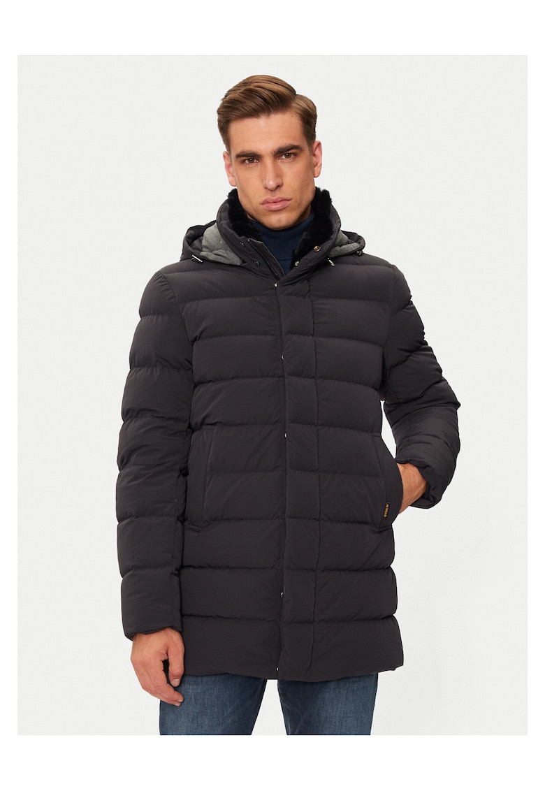 Geaca de puf barbati Hetrego - negru -