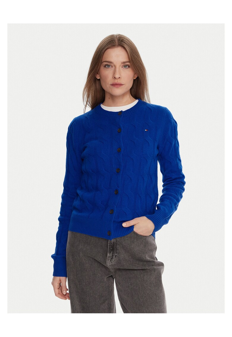Cardigan dama bleumarin - moale