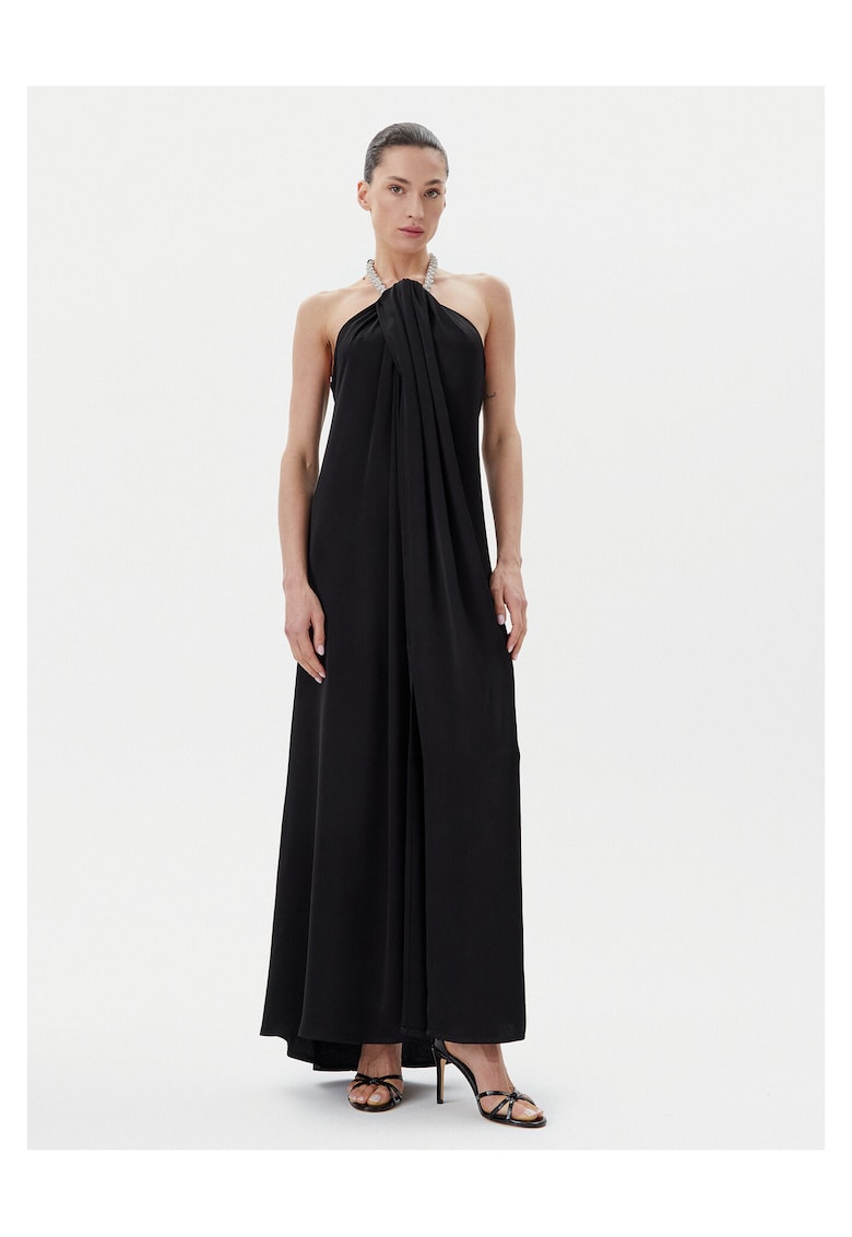 Rochie de seara dama - neagra - fabricata din material de calitate