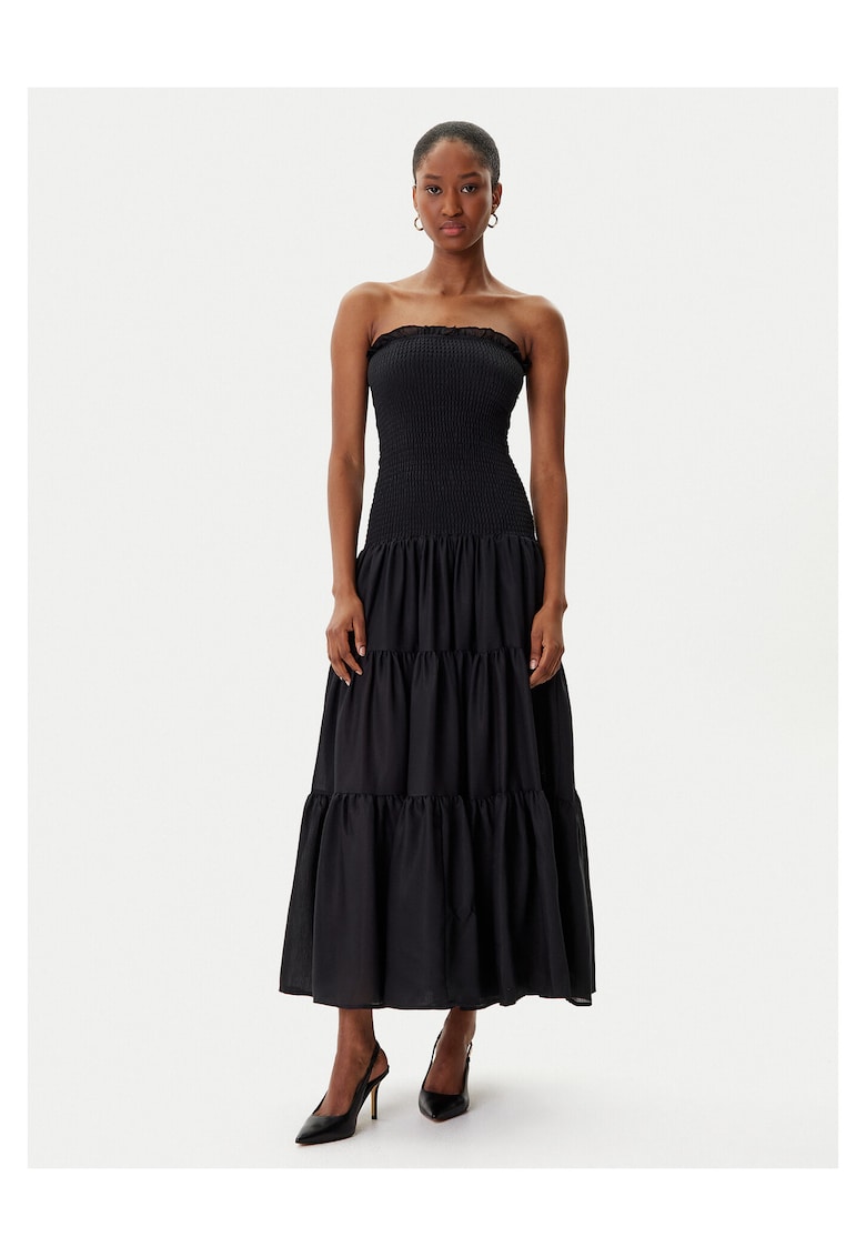 Rochie de seara dama neagra - fabricata din material de calitate