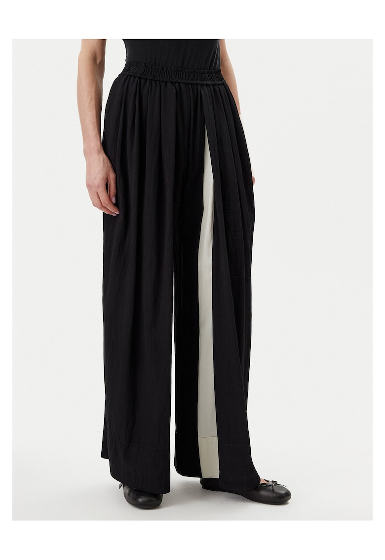 Pantaloni dama palazzo - negru