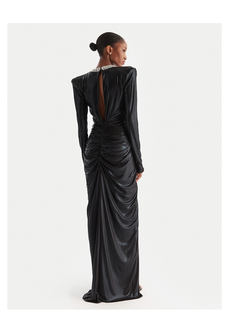 Babylon Rochie de seara dama negru - maxi
