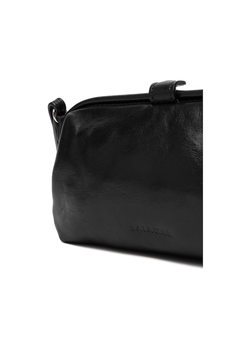 Geanta dama - piele naturala - negru - One Size INTL