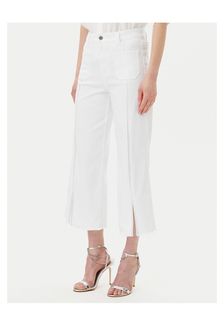 Pantaloni dama alb