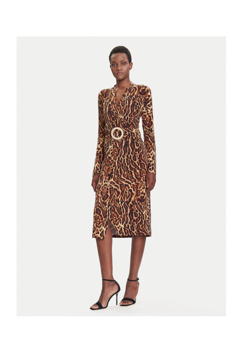Rochie cocktail maro