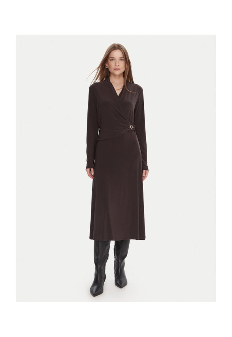 Rochie de cocktail dama maro