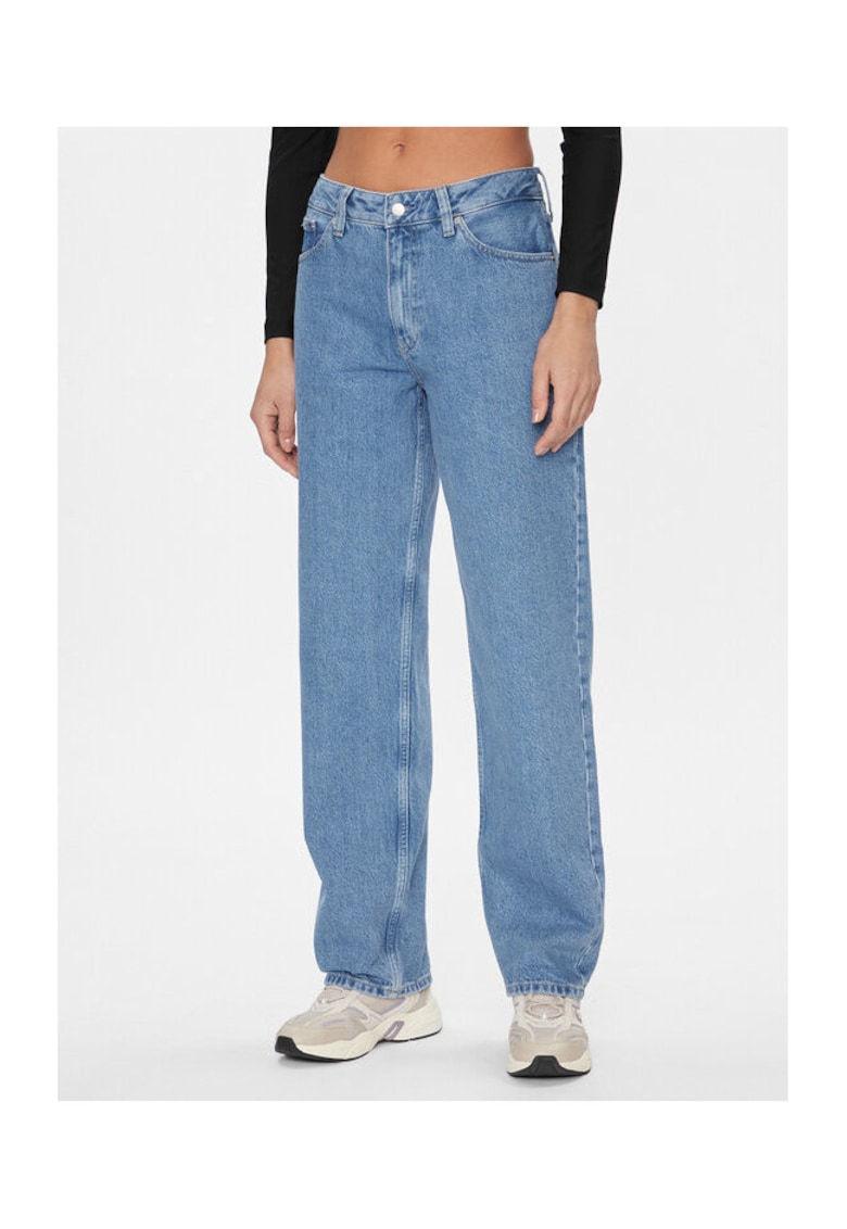 Blugi dama 90's Straight - Albastru