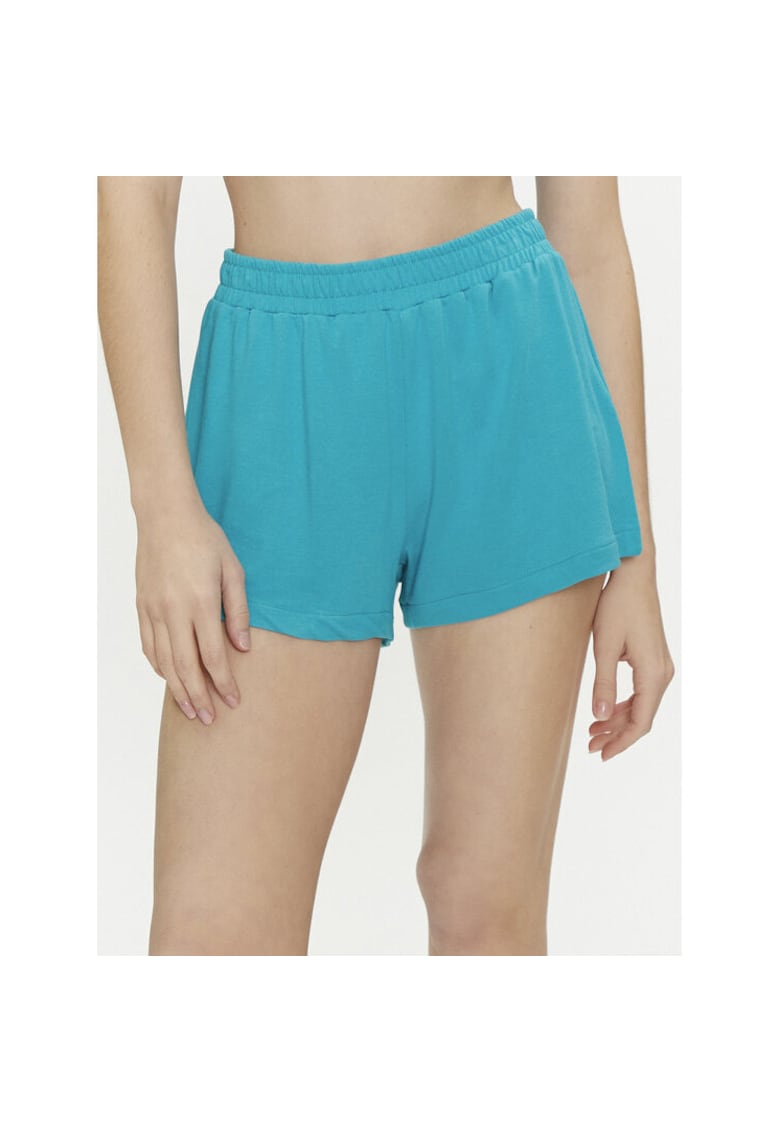 Pantaloni sport dama - scurti - albastru