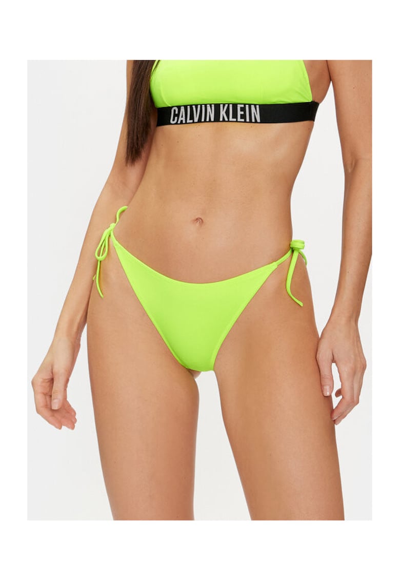Slip de baie dama verde - Verde neon