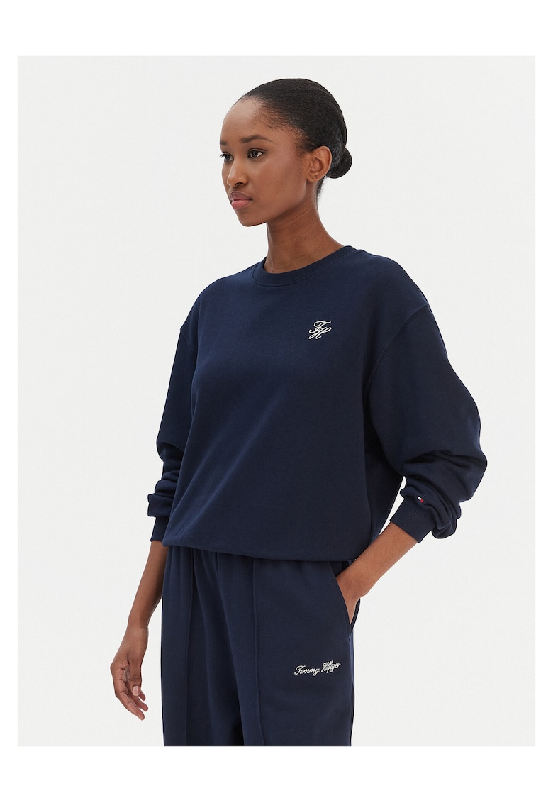 Hanorac dama - bleumarin - textil