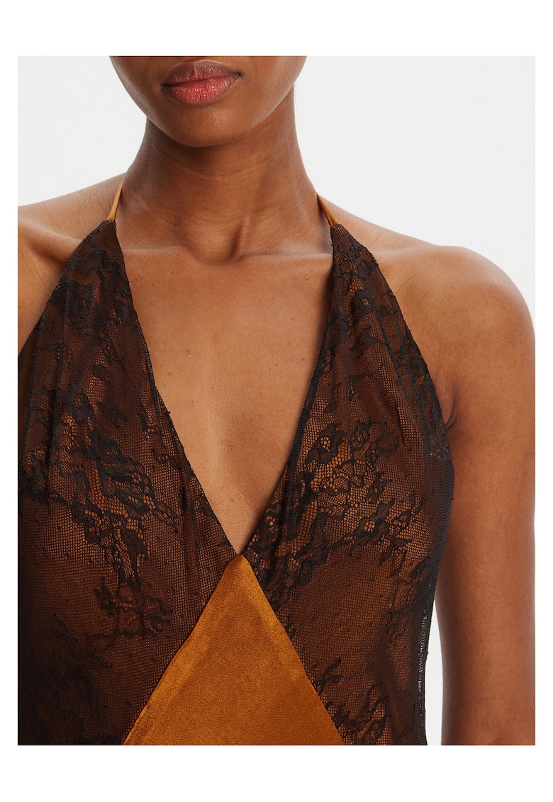 Rochie model BARDOT-59977DB TOFFEE - culoare toffee - 12