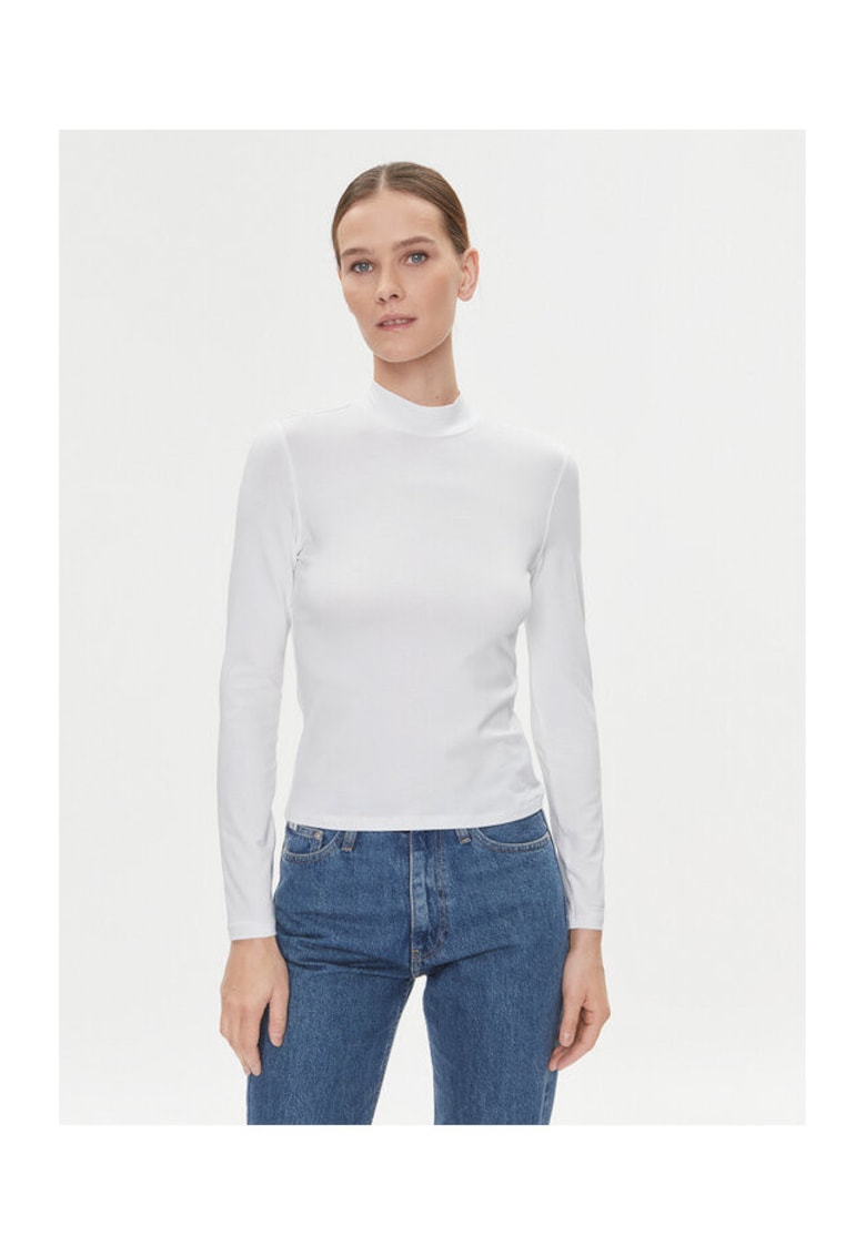 Bluza pentru dama alb - bumbac -
