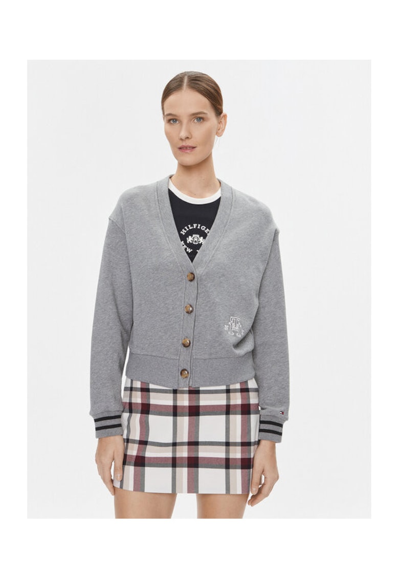 Cardigan dama gri -