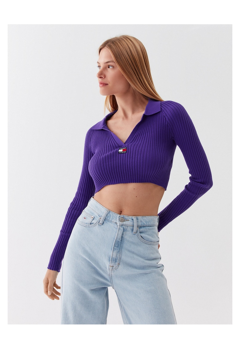 Pulover dama violet - moale