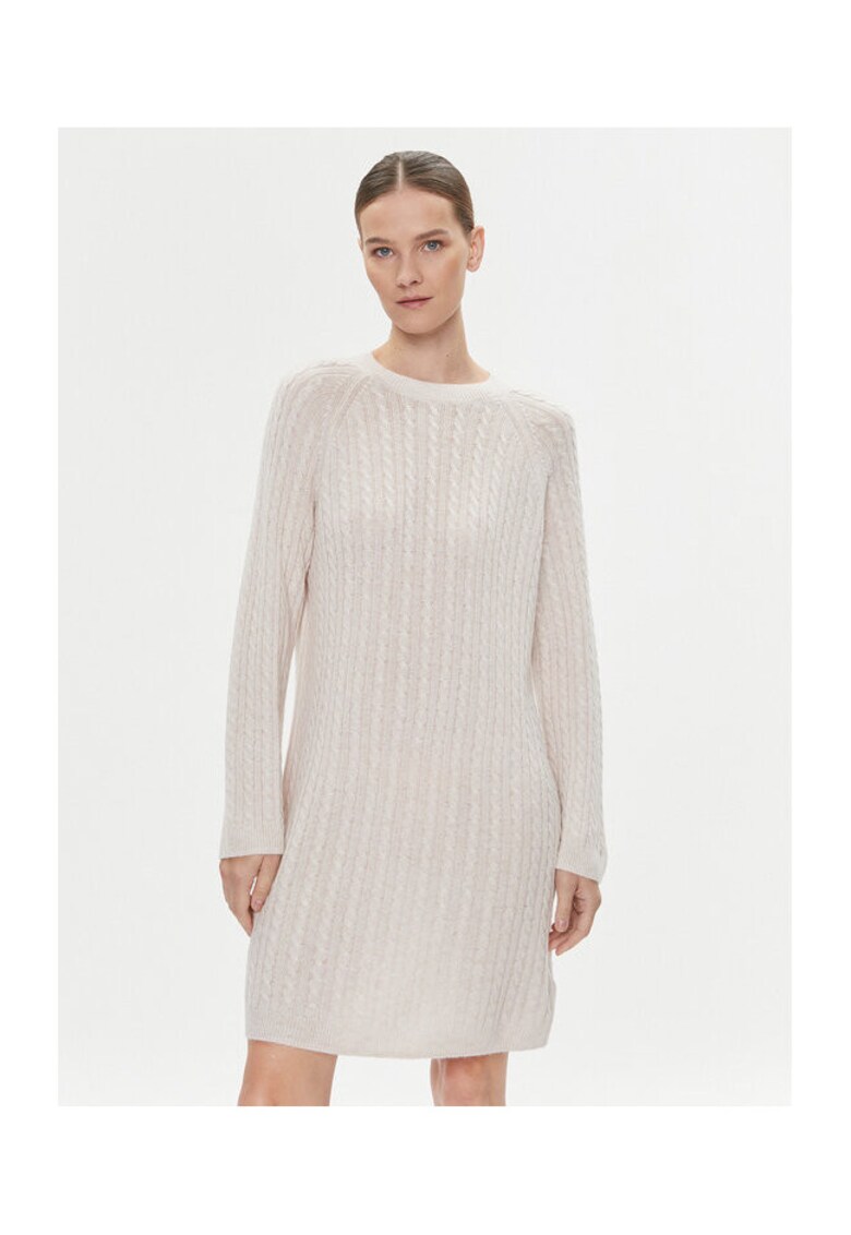 Rochie tricotata de dama bej -
