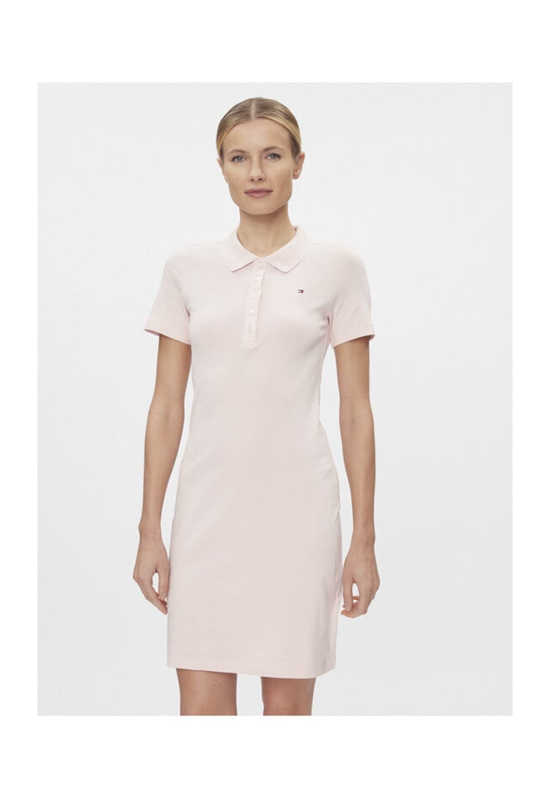 Rochie casual de dama roz -