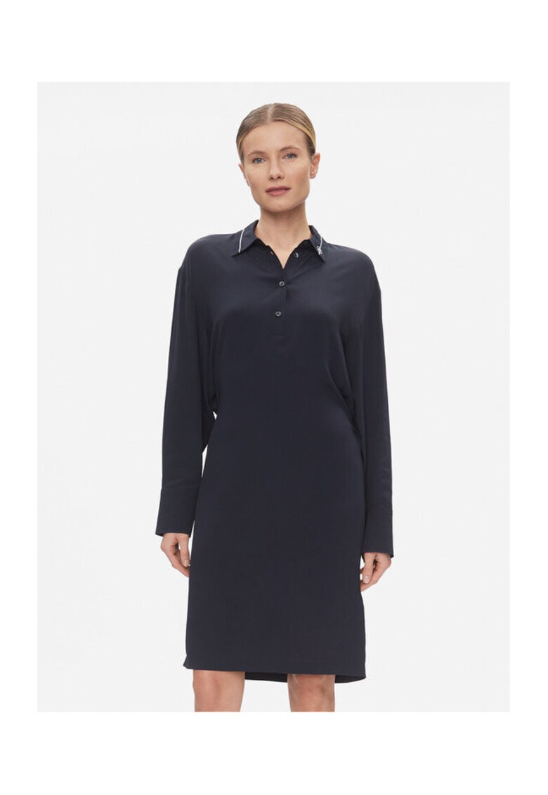 Rochie camasa de dama bleumarin -