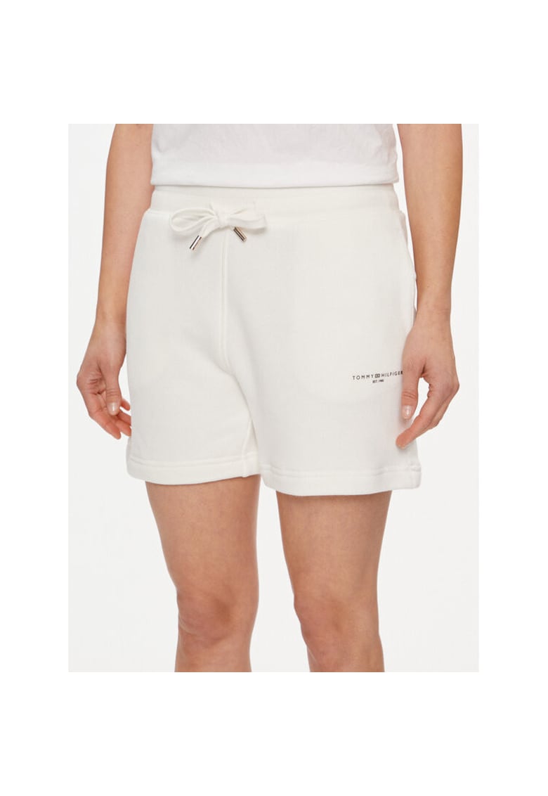 Pantaloni sport dama - ecru - scurti