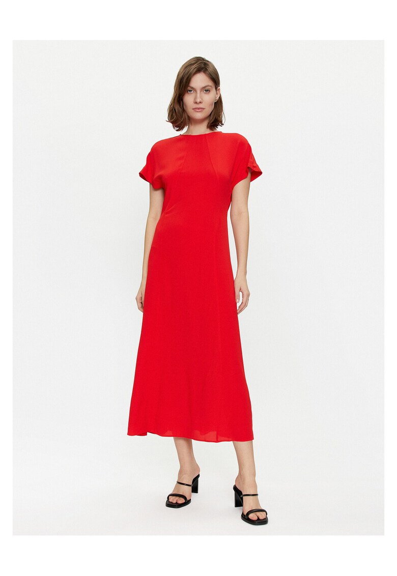 Rochie casual de dama rosu