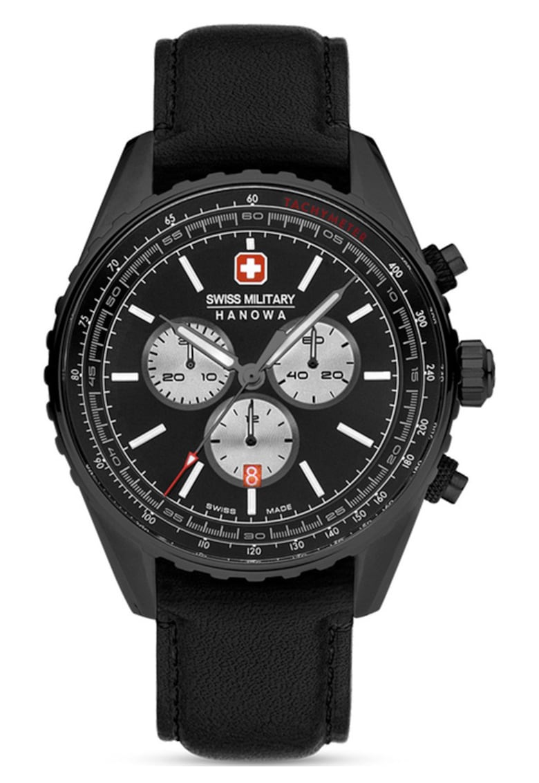 Ceas barbatesc Afterburn - negru - 40mm