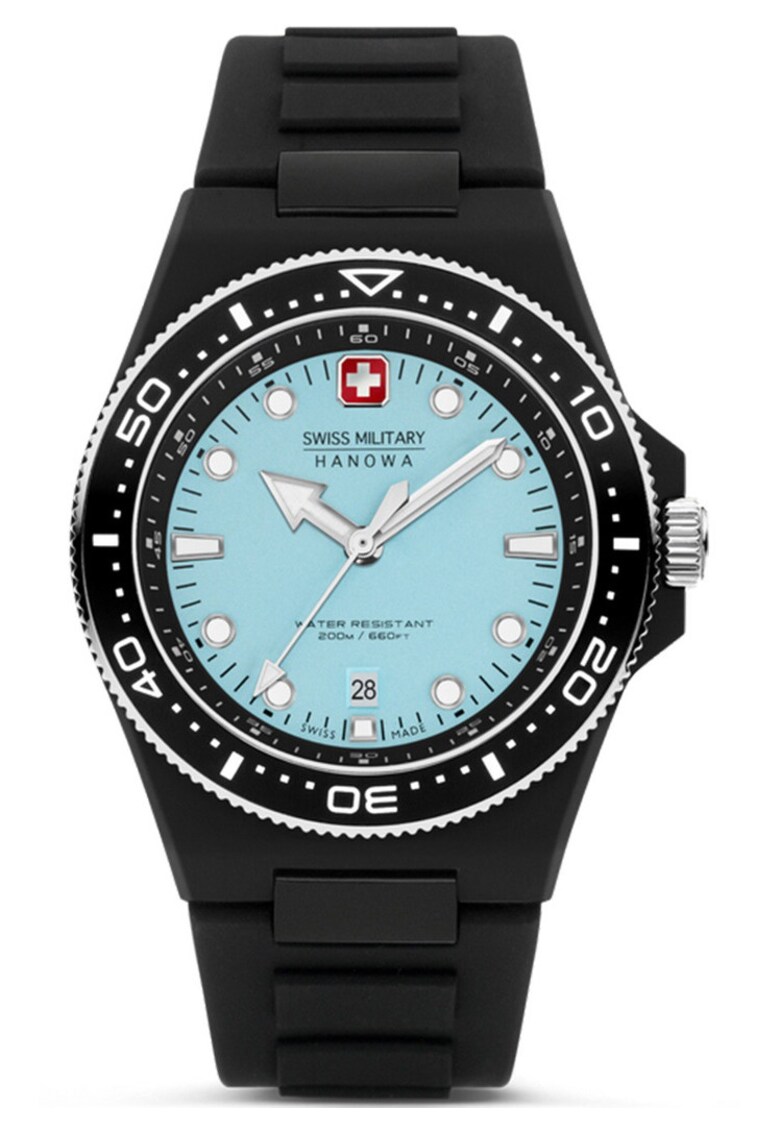 Ceas barbati Ocean Pioneer - culoare negru - dimensiune 42mm